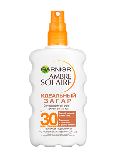 Garnier Ambre Solaire Солнцезащитный спрей Идеальный Загар, SPF 30